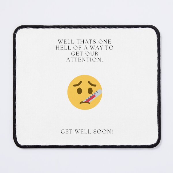 Item preview, GET WELL SOON - Attention designed and sold by Silly Little Creations.