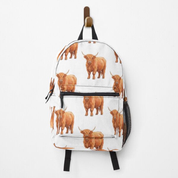 Item preview, Watercolor Highland cow designed and sold by Aureluxe.