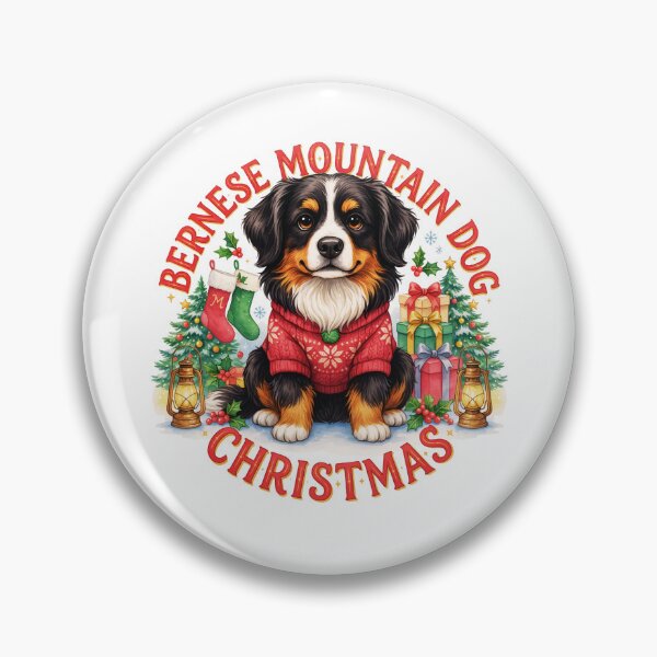 Item preview, Bernese Mountain Dog Christmas designed and sold by TheAnimalZ00.