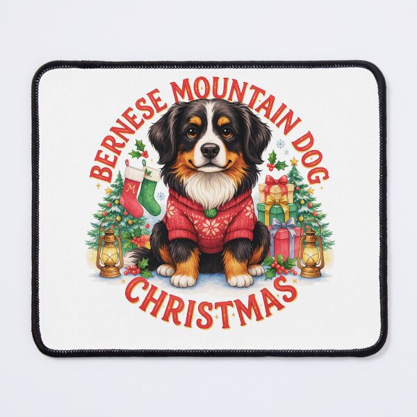 Item preview, Bernese Mountain Dog Christmas designed and sold by TheAnimalZ00.