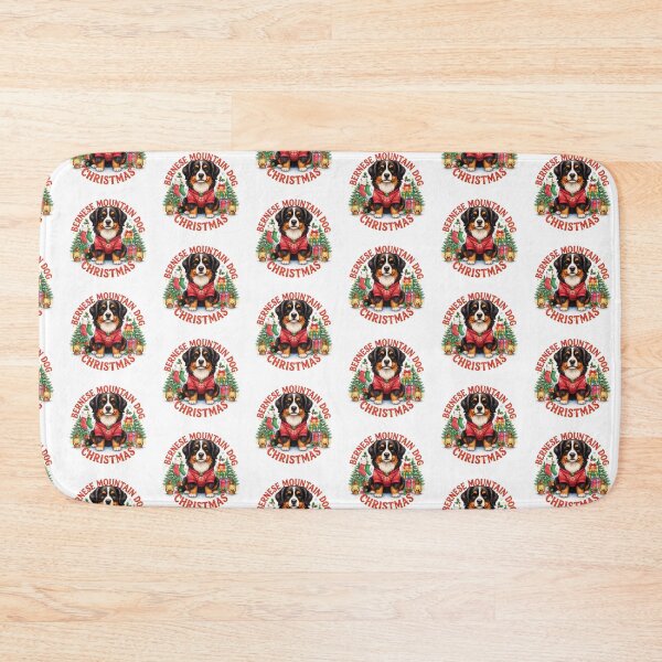 Item preview, Bernese Mountain Dog Christmas designed and sold by TheAnimalZ00.