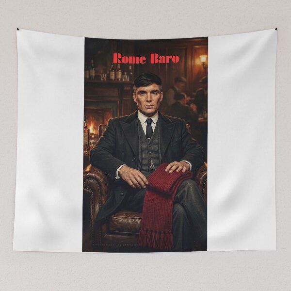 Item preview, Rom Baro Tommy Shelby – Peaky Blinders King Portrait designed and sold by FoundryHouse.
