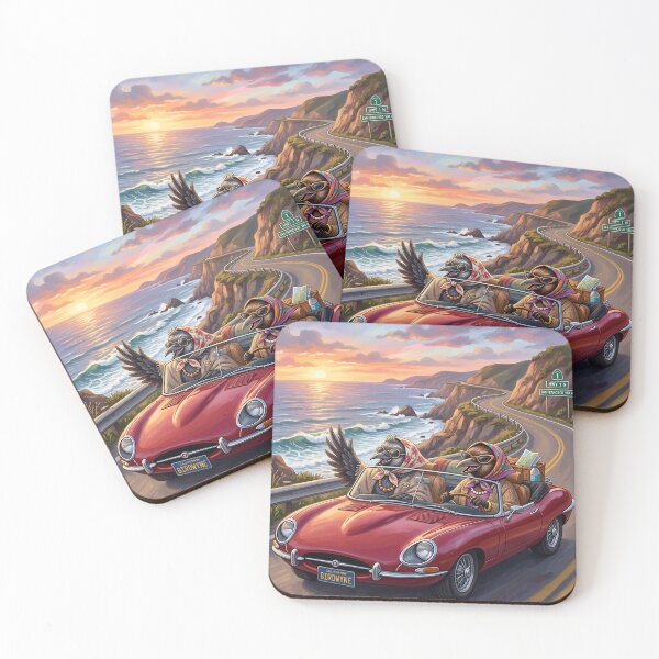 Item preview, Two Old Crows Cruising the PCH designed and sold by Sassy Geezer.