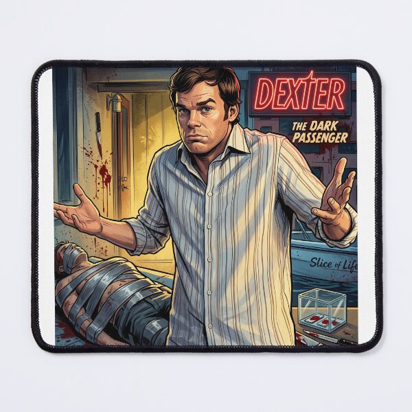 Item preview, Dexter Morgan Shrug – The Dark Passenger Comic Art designed and sold by FoundryHouse.