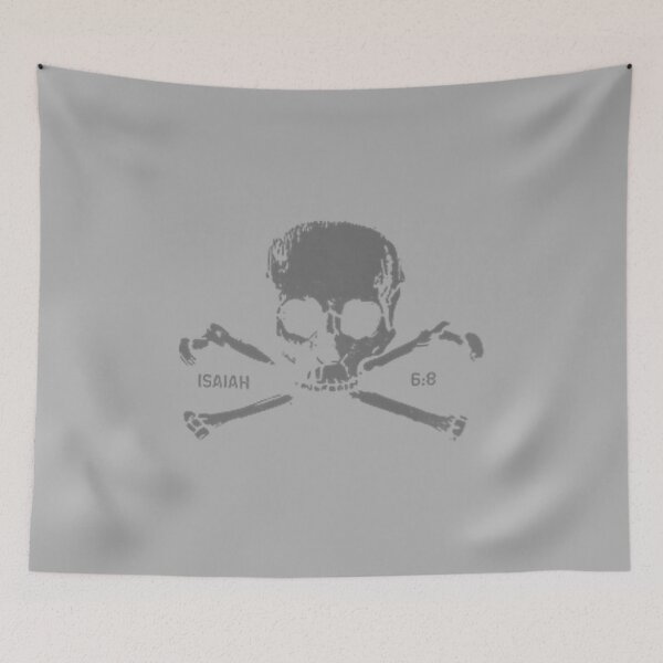 Item preview, Here Am I Send Me Isaiah 6 8 Skull Christian Faith 2 Sides designed and sold by ArleneRowe.