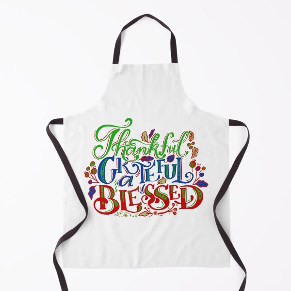 Item preview, Thankful. Grateful. Blessed.Thanksgiving Lettering Design designed and sold by InfinityCulture.