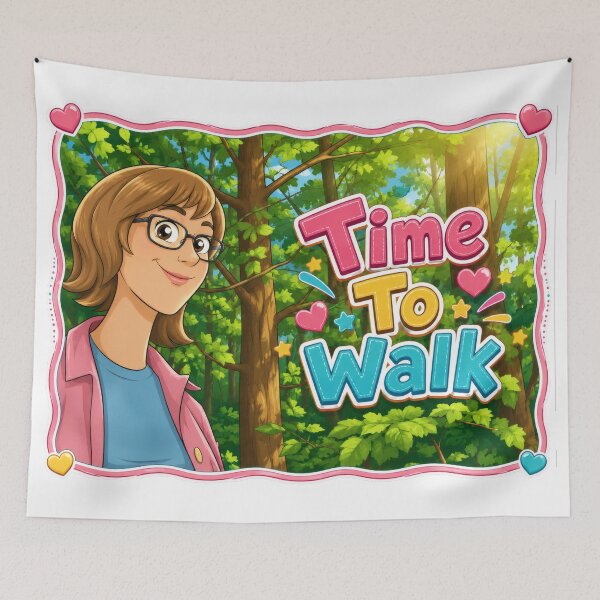 Item preview, Time To Walk – Sunny Forest Walk designed and sold by kdhill.