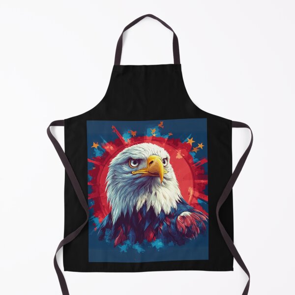 Item preview, Vintage American Bald Eagle with Patriotic Background designed and sold by AmericaFreedom.