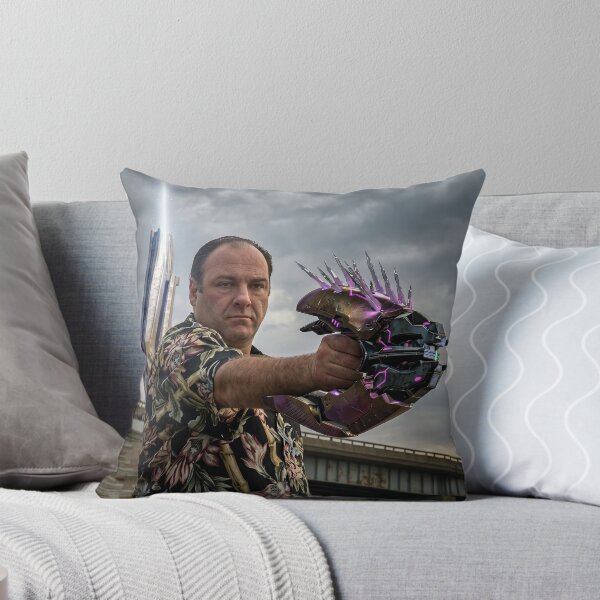 Item preview, Mob Boss With a Needler – Sci-Fi Crime Crossover designed and sold by FoundryHouse.