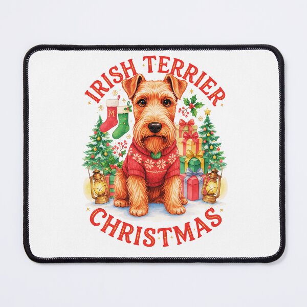 Item preview, Irish Terrier Christmas designed and sold by TheAnimalZ00.