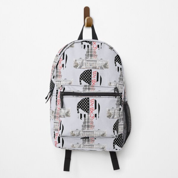 Item preview, Capital Building and We The People Skull designed and sold by AmericaFreedom.