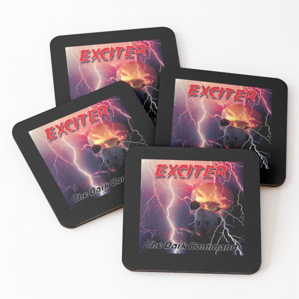 Item preview, Exciter The Dark Command Heavy Metal Cover Poster designed and sold by Sljivovica13.