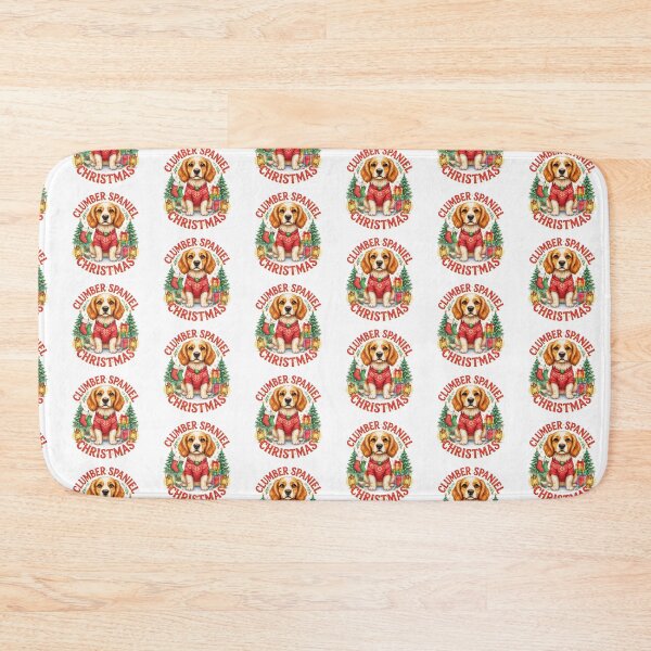 Item preview, Clumber Spaniel Christmas designed and sold by TheAnimalZ00.