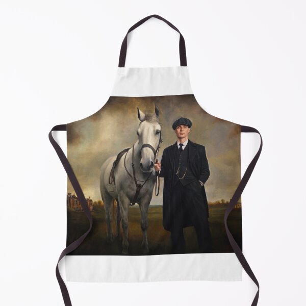 Item preview, Thomas Shelby With White Horse – Peaky Blinders Inspired Oil Painting designed and sold by FoundryHouse.