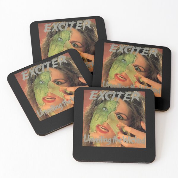 Item preview, Exciter Unveiling The Wicked Heavy Metal Cover Poster designed and sold by Sljivovica13.