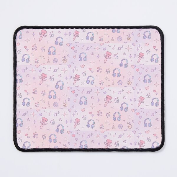 Item preview, Kawaii Fan Culture Pattern — Hearts and Headphones designed and sold by SolangeCelestial.