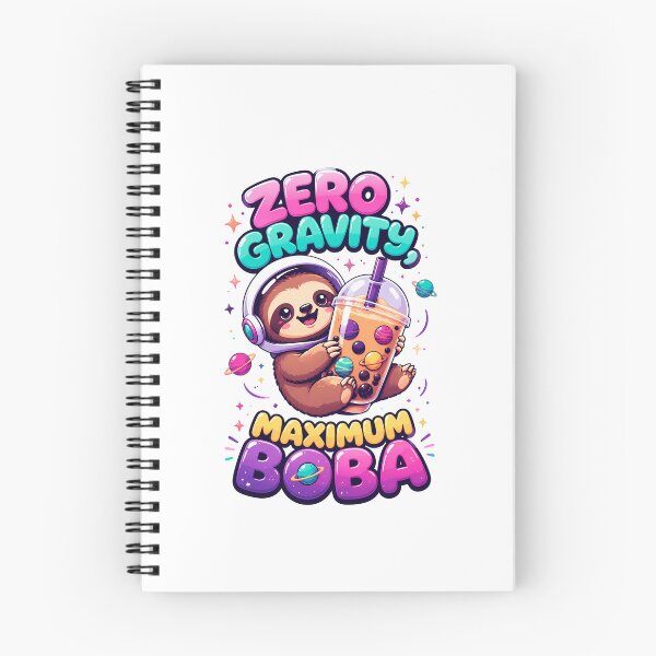 Item preview, Cute Space Boba Sloth | Funny Kawaii Astronaut Sloth designed and sold by Dazzle-Sizzle.