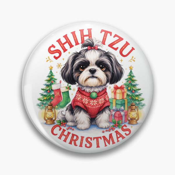 Artikelvorschau, Shih Tzu Weihnachten entworfen und verkauft von TheAnimalZ00.
