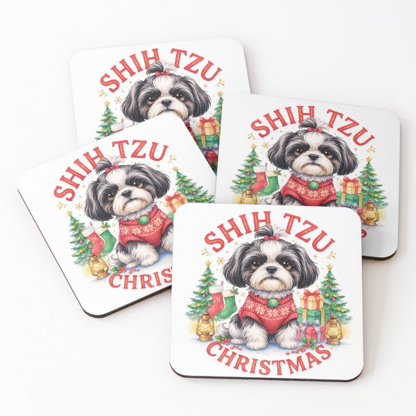 Item preview, Shih Tzu Christmas designed and sold by TheAnimalZ00.