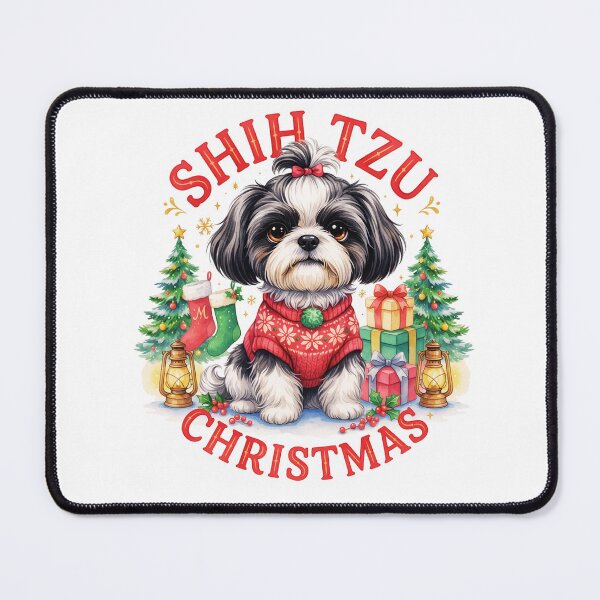 Item preview, Shih Tzu Christmas designed and sold by TheAnimalZ00.