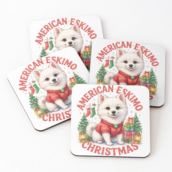 Item preview, American Eskimo Christmas designed and sold by TheAnimalZ00.