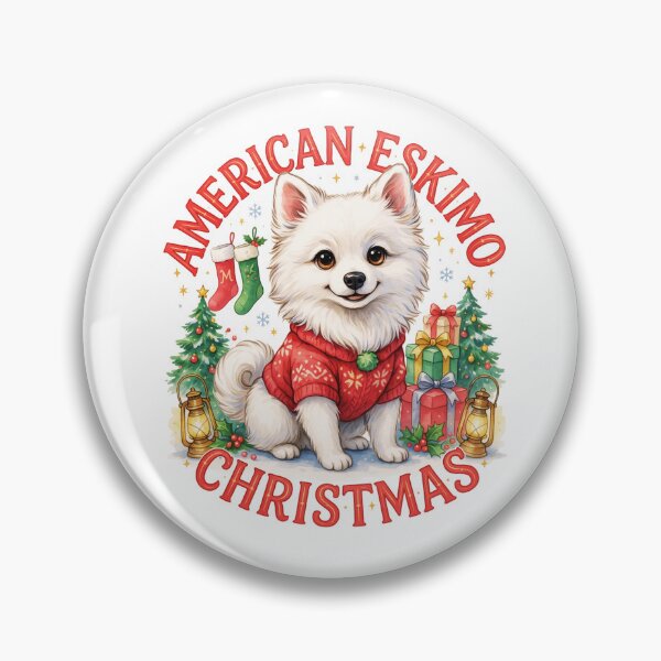 Item preview, American Eskimo Christmas designed and sold by TheAnimalZ00.