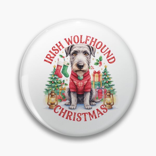 Item preview, Irish Wolfhound Christmas designed and sold by TheAnimalZ00.