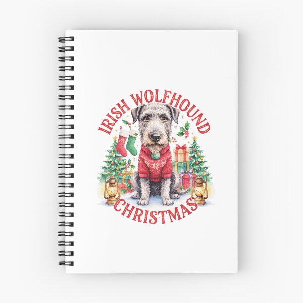 Item preview, Irish Wolfhound Christmas designed and sold by TheAnimalZ00.