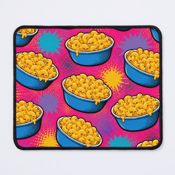 Item preview, Mac and Cheese Pop Art Pattern Comfort Food Graphic Tee designed and sold by TM DESIGNS AND MORE.