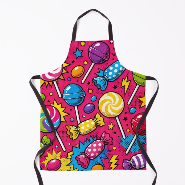 Item preview, Colorful Candy Pop Art Pattern Retro Sweet Tooth Graphic Tee designed and sold by TM DESIGNS AND MORE.