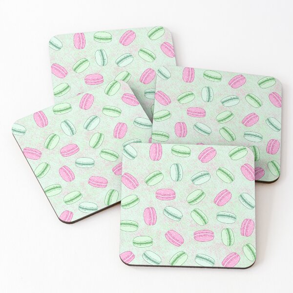 Item preview, Macarons on Pink & Green designed and sold by lisanganart.