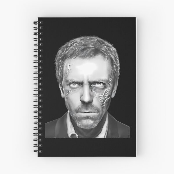 Item preview, House MD Dr Gregory House Black And White TV Series Poster designed and sold by Joniba-Svz.