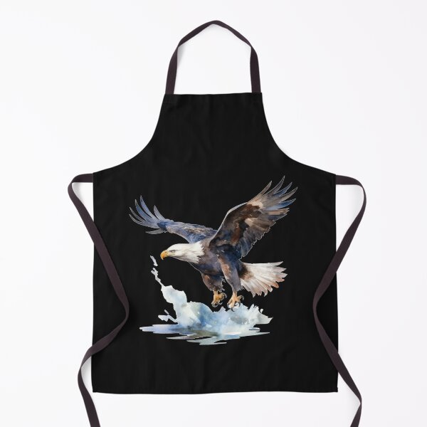 Item preview, American Bald Eagle Hunting Over Water designed and sold by AmericaFreedom.
