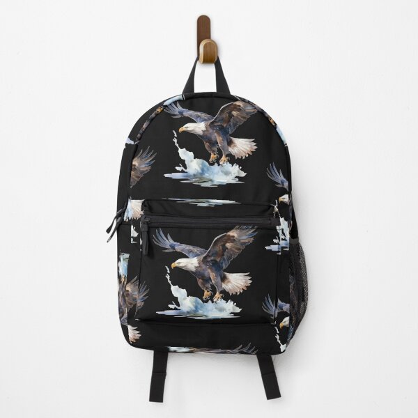 Item preview, American Bald Eagle Hunting Over Water designed and sold by AmericaFreedom.