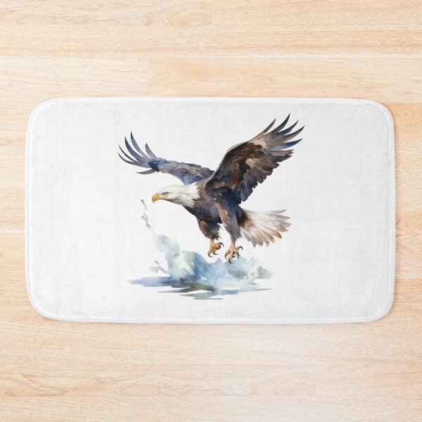 Item preview, American Bald Eagle Hunting Over Water designed and sold by AmericaFreedom.