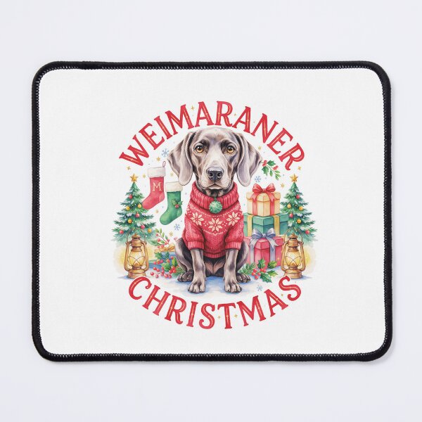 Item preview, Weimaraner Christmas designed and sold by TheAnimalZ00.