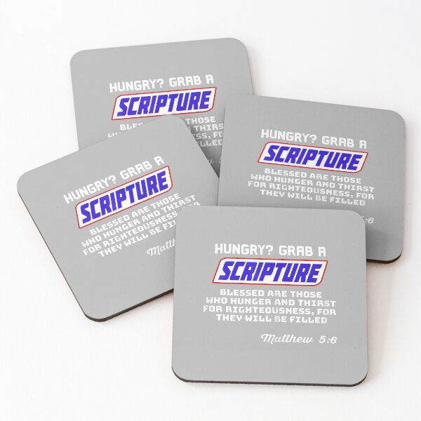 Item preview, Hungry Grab A Scripture Funny Christian Matthew 5 6 Faith designed and sold by ArleneRowe.