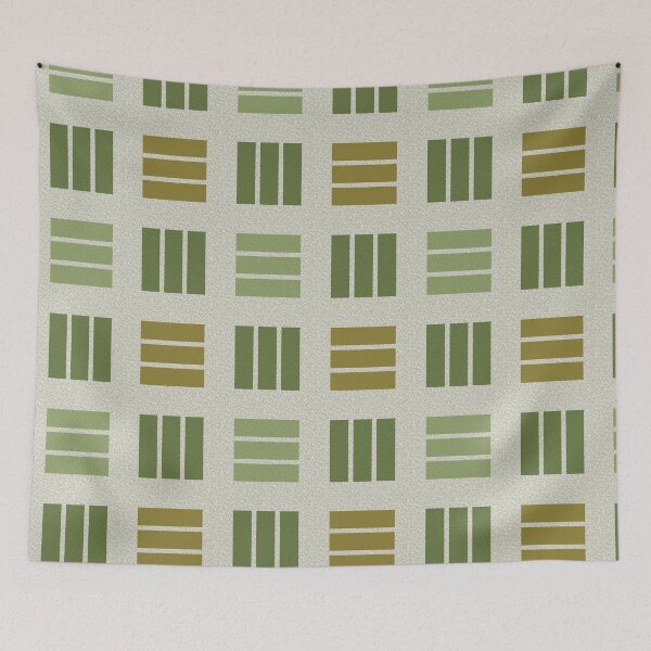 Item preview, Modern Block Grid Geometric Pattern Earth designed and sold by TexSta.