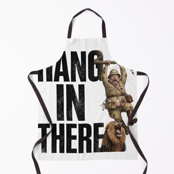 Item preview, Funny Explorer Hang In There Safari Lion Attack Art designed and sold by LavIsInTheAir.