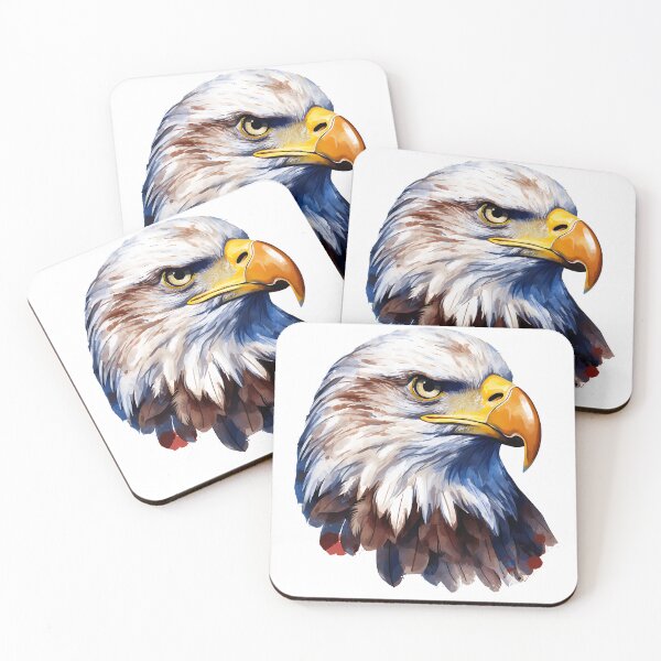 Item preview, Stern Faced American Bald Eagle (Head Only) designed and sold by AmericaFreedom.