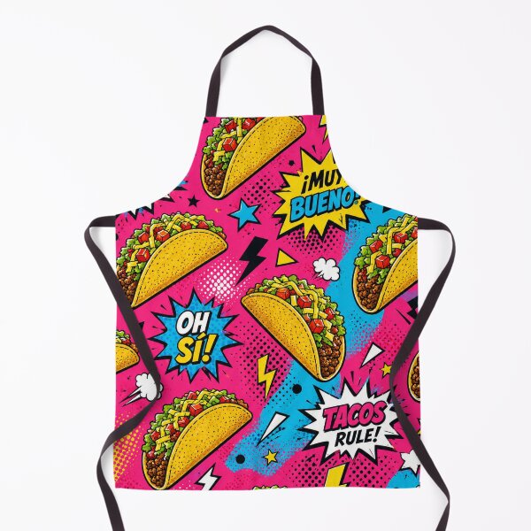 Item preview, Taco Tuesday Pop Art Pattern Mexican Food Lover Graphic Tee designed and sold by TM DESIGNS AND MORE.