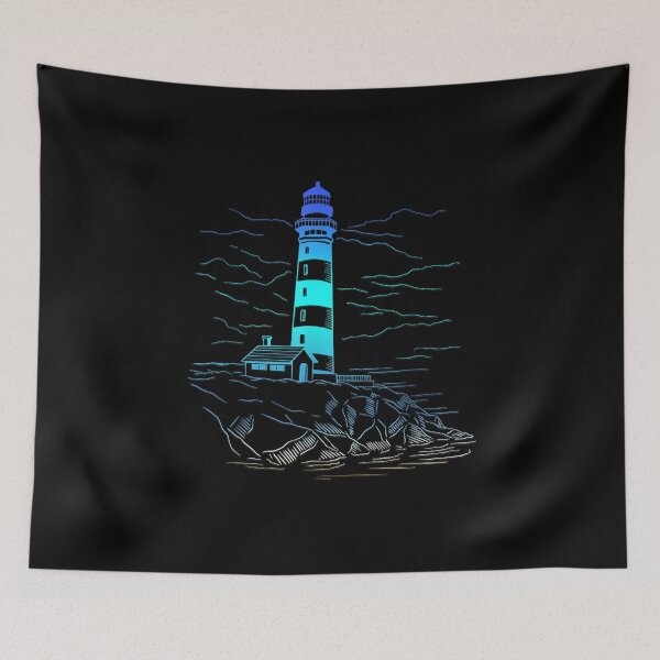 Item preview, Bodie Lighthouse Seaside designed and sold by goombi-creative.