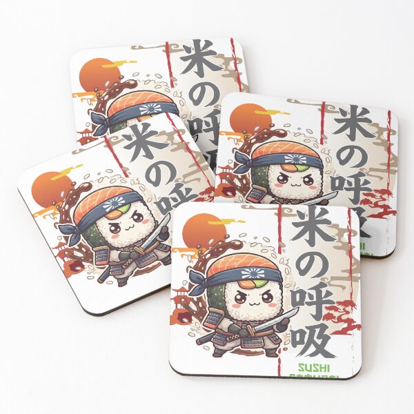 Item preview, Sushi Samurai - Estilo anime Kome no Kyokyu designed and sold by digrafik.