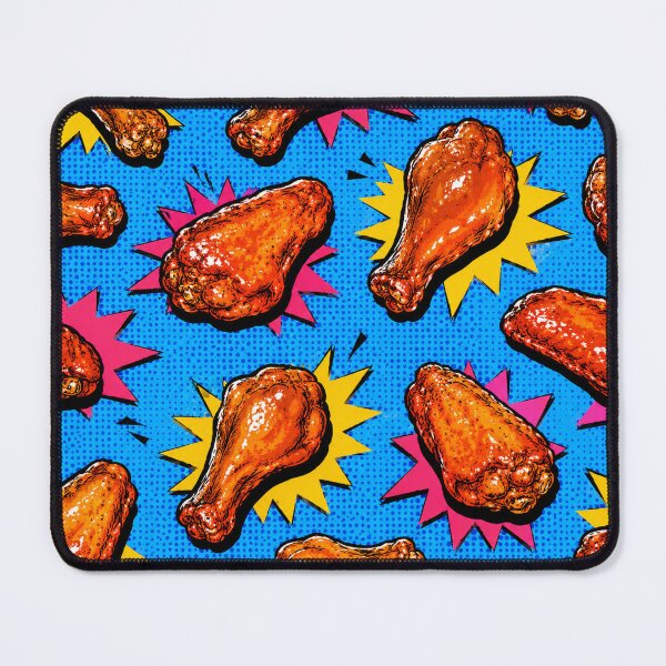 Item preview, Buffalo Chicken Wings Pop Art Pattern Spicy Food Graphic Tee designed and sold by TM DESIGNS AND MORE.