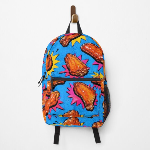 Item preview, Buffalo Chicken Wings Pop Art Pattern Spicy Food Graphic Tee designed and sold by TM DESIGNS AND MORE.