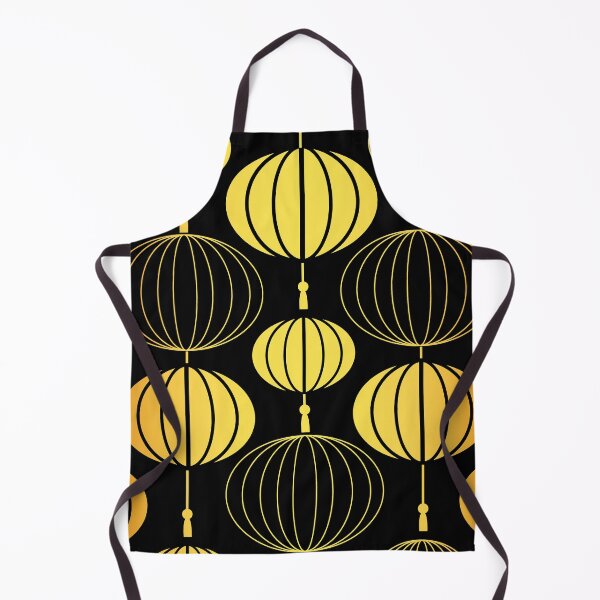 Item preview, Asian Art Deco Gold-Hues Gradient Paper Lantern Pattern designed and sold by DEC02.