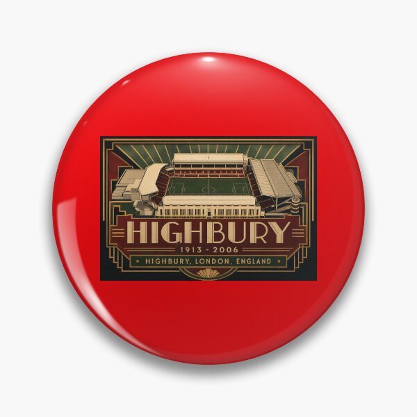 Item preview, Highbury Stadium Vintage Art Deco | Historic London Football Ground 1913-2006 designed and sold by Apex & Anthem .