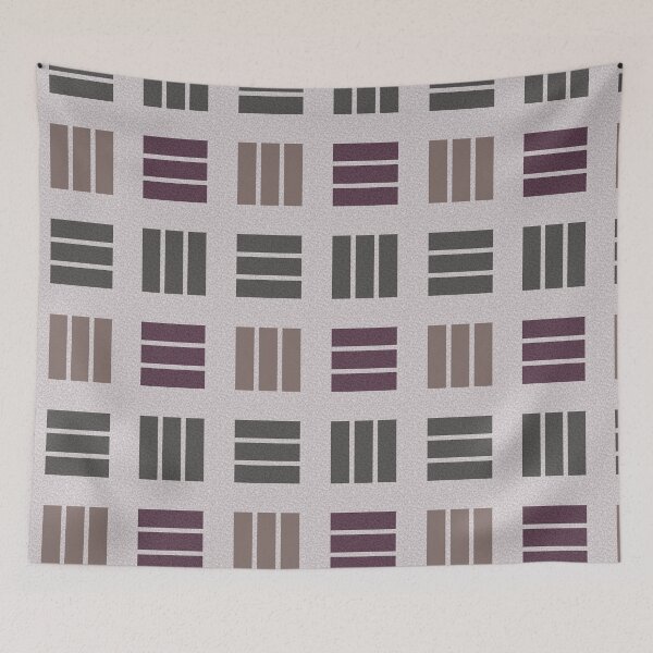 Item preview, Modern Block Grid Geometric Pattern Shiso designed and sold by TexSta.