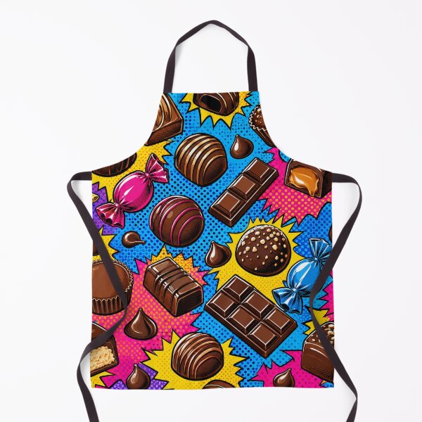 Item preview, Chocolate Candy Pop Art Pattern Sweet Tooth Retro Graphic Tee designed and sold by TM DESIGNS AND MORE.