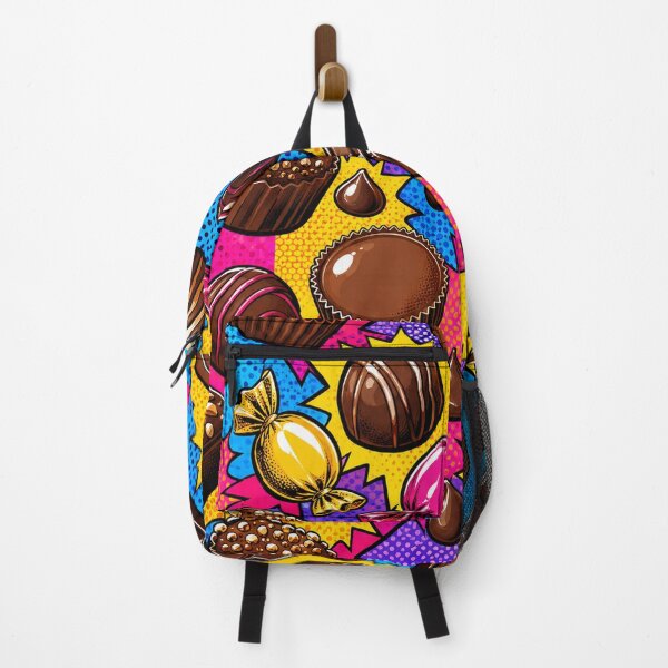 Item preview, Chocolate Candy Pop Art Pattern Sweet Tooth Retro Graphic Tee designed and sold by TM DESIGNS AND MORE.